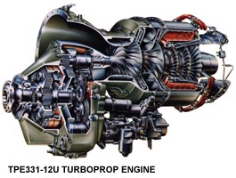TPE331-12U TURBOPROP ENGINE